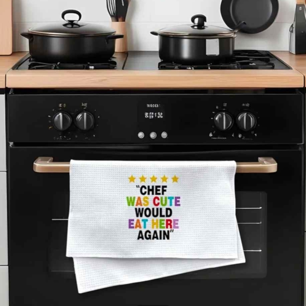 Brand New Kitchen Towel with Humorous Quote